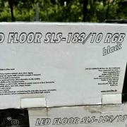Eladó 4 db Eurolite LED FLOOR SLS-183/10 RGB LED Lámpa