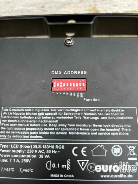 Eladó 4 db Eurolite LED FLOOR SLS-183/10 RGB LED Lámpa