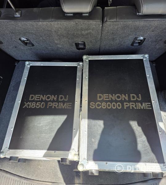 2DB DENON SC6000 + 1DB DENON X1850 + SAFE CASE RACK