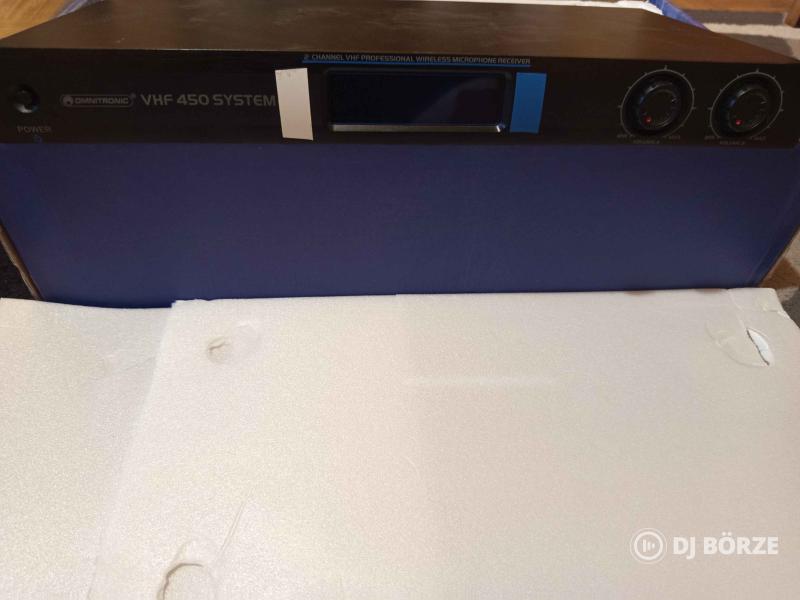 Vezeték nélküli Mikrofon szett. (Omnitronic VHF-450)