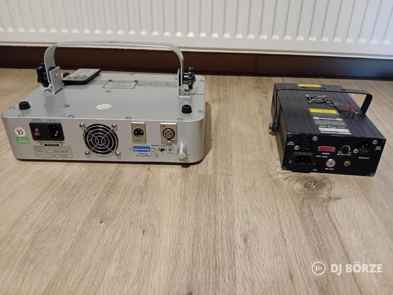 2 lézer hibákkal. Involight ngl 120 RGY és Stage line LSX 049SG (beszámítás is)