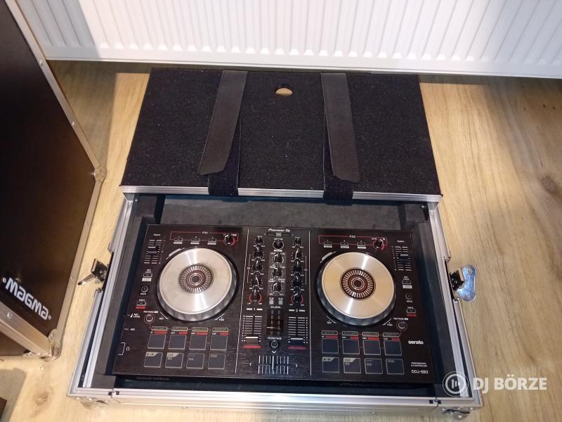PioneerDDJ SB2 + Laptop tartós sínes hord táska, újszerű állapot (beszámítás is)