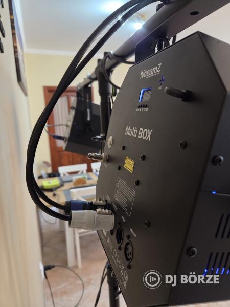 Lézer, stroboszkóp, LED egyben x2