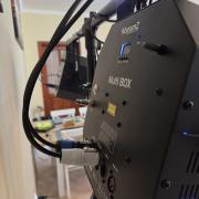 Lézer, stroboszkóp, LED egyben x2