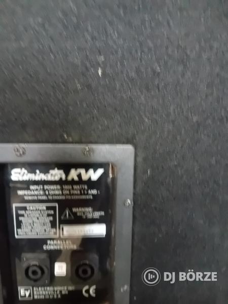Eladó EV eliminator kw sub üres láda pár