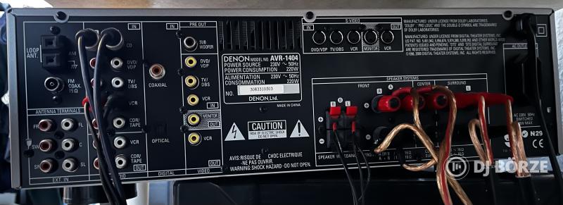 TAJTICORD TOP ládák + Denon AVR 1404 Erősítő