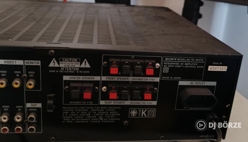 Orion HS511 és egy Sony erősítő