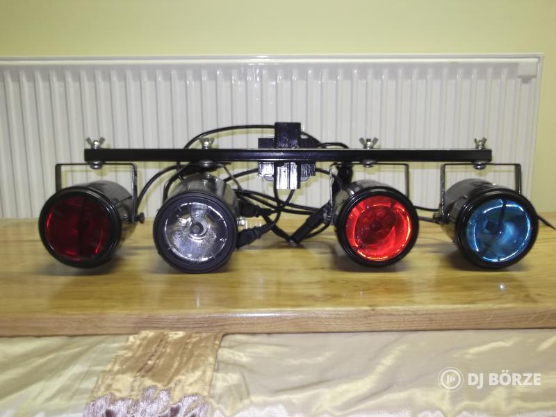 4 db spotlámpa tartozékokkal