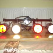 4 db spotlámpa tartozékokkal