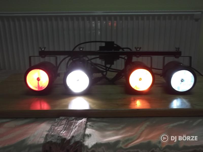 4 db spotlámpa tartozékokkal