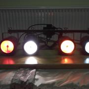 4 db spotlámpa tartozékokkal