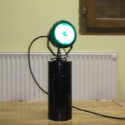 Egyedi készítésű pásztázó lámpa