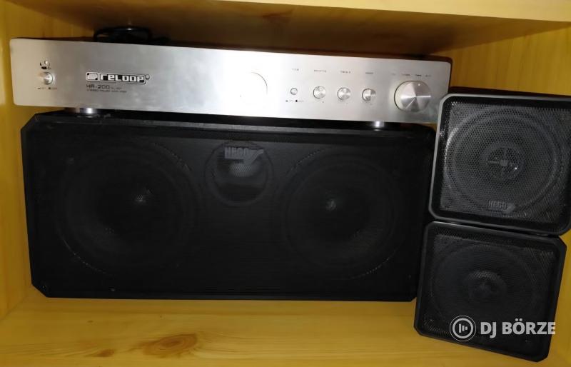 Reloop erősítő + Heco hangfalszett