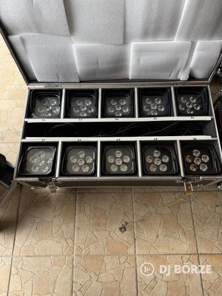 RGBWA-UV Akkumulátoros lámpa