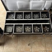 RGBWA-UV Akkumulátoros lámpa