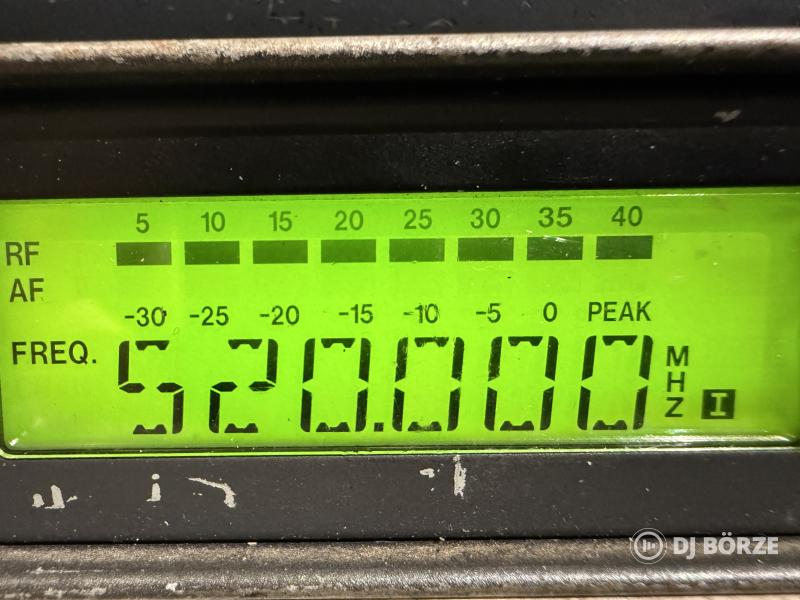 Sennheiser ew100 (G1) mikrofon szett táskával, szivaccsal