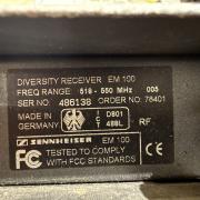 Sennheiser ew100 (G1) mikrofon szett táskával, szivaccsal