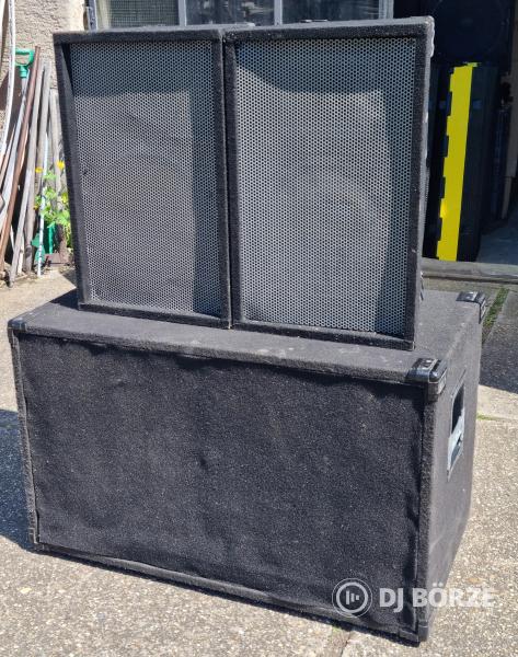 2db dupla 15" mélyláda