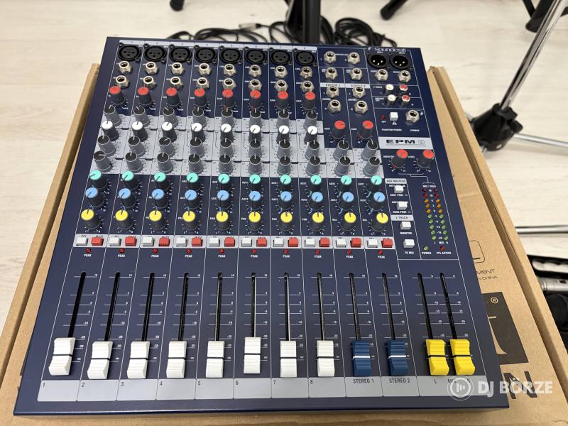 Komplett hangosítás szett – 2 db Laney aktív hangfal, Soundcraft keverő