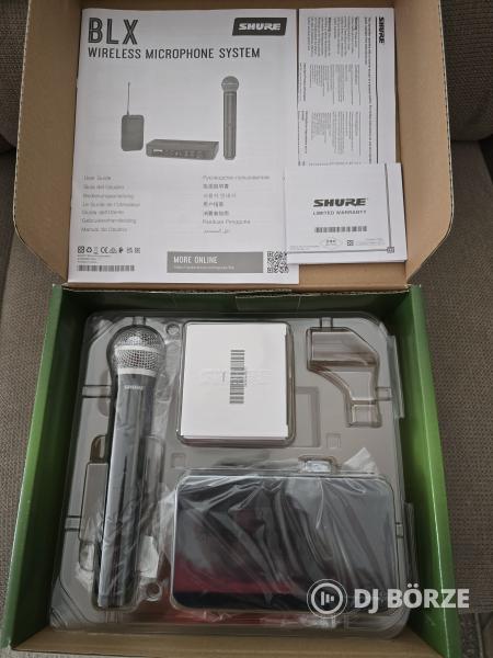 Shure BLX24E/PG58 H8E: 518-542 MHz