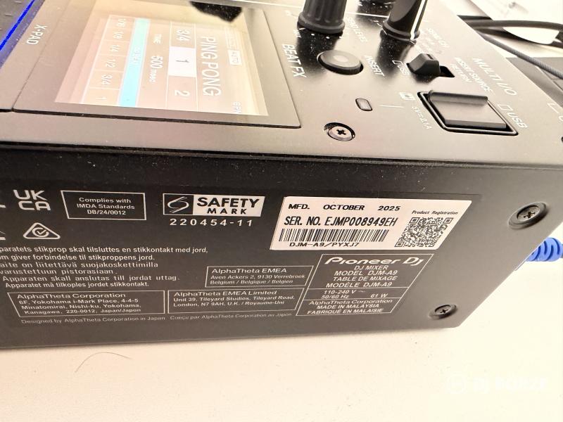 2db CDJ-3000, 1db DJM-A9 szett