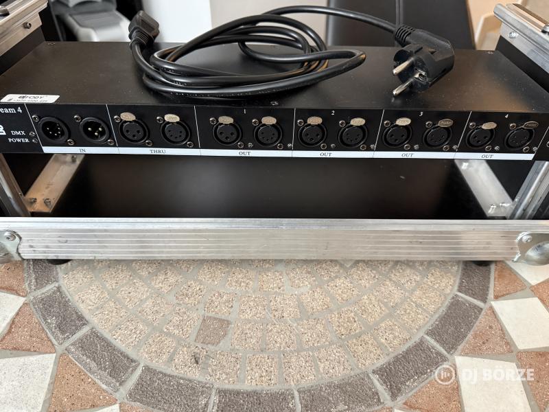 DMX Data Stream (elosztó) 4 csatornás (5 pin, 3 pin)