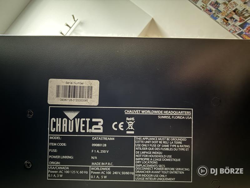 DMX Data Stream (elosztó) 4 csatornás (5 pin, 3 pin)