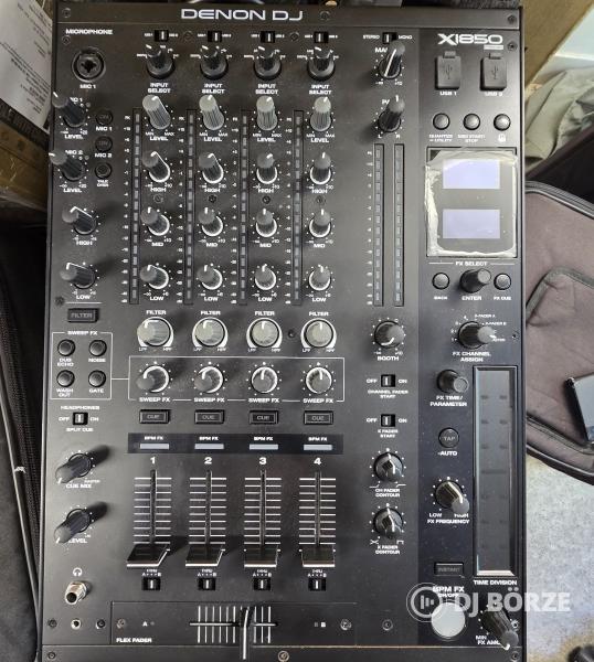 ELADÓ 2DB DENON SC6000 + 1DB DENON X1850 KEVERŐPULT + SAFE CASE RACKEK