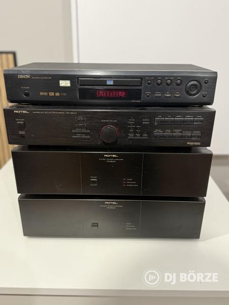 Rotel és Denon surround processzorok és DVD lejátszó
