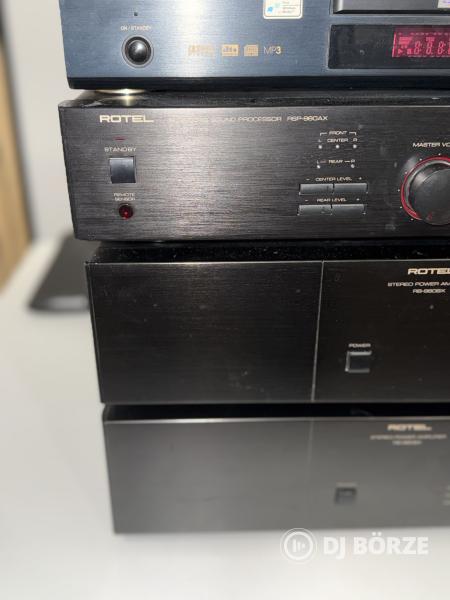 Rotel és Denon surround processzorok és DVD lejátszó