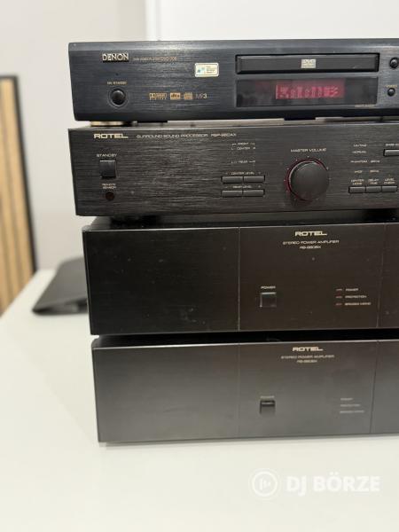 Rotel és Denon surround processzorok és DVD lejátszó
