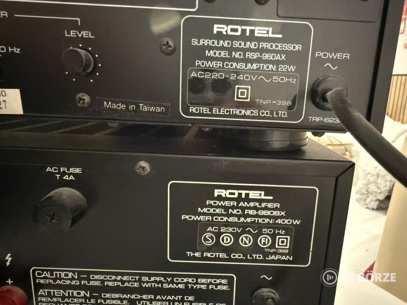 Rotel és Denon surround processzorok és DVD lejátszó