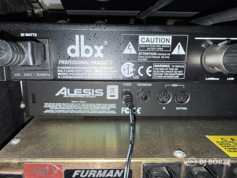 Dbx driverack + hangrendszer-menedzselő rendszer keverőpult