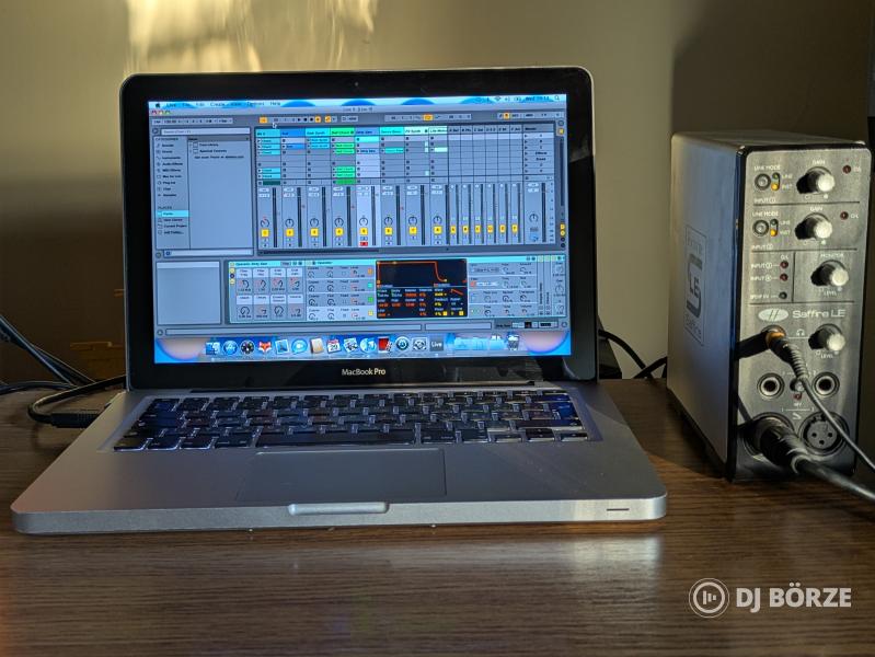 FireWire Munkaállomás: MacBook Pro 2010 (8GB RAM/240GB SSD) + Ableton Live 9 Suite licenc