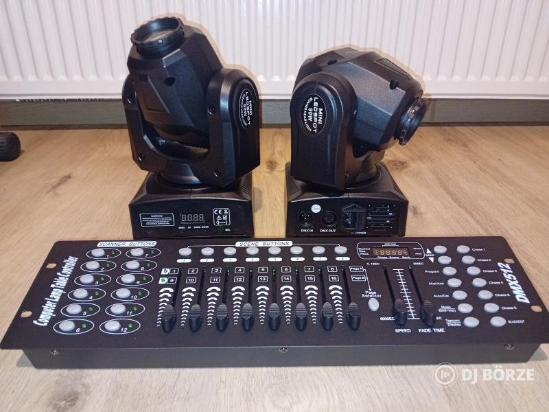 Új fajta! Új gobók. 10db van 90w led spot (beszámítás, hétvégén is) saját videó!!!
