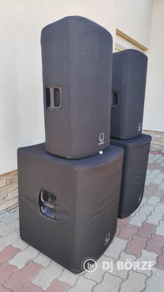 Turbosound iQ komplett hangrendszer (2x iQ18B + 2x iQ15) – Gyári tokokkal, szatelit rúdakkal eladó!