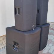 Turbosound iQ komplett hangrendszer (2x iQ18B + 2x iQ15) – Gyári tokokkal, szatelit rúdakkal eladó!