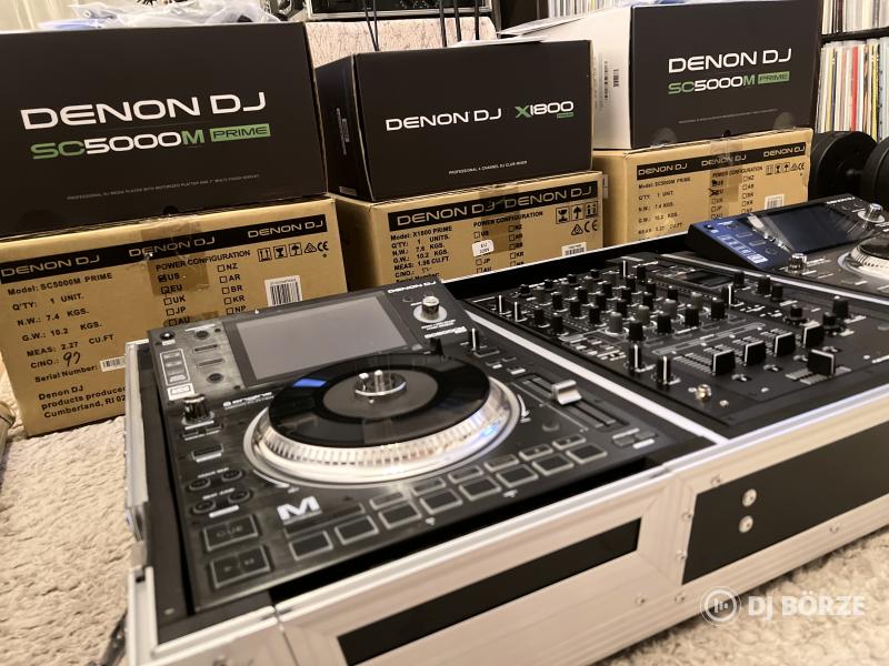 Gyűjtői, ÚJ állapotú ,dobozos, 2 db DENON SC5000M + 1 db DENON X1800 + MAGMA rack