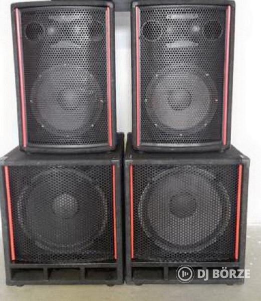 30 PÁR SUB-TOP hangfalak AKTÍVAK, PASSZÍVAK, és KONTROL-ok is, négyesével, párban, és 1-1db is