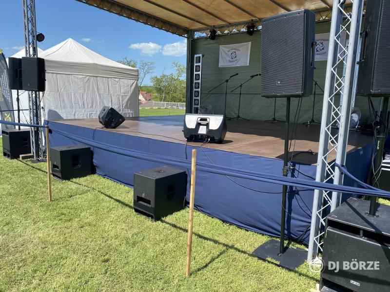 4db JBL EON 615 aktív hangfal gyári huzattal, kábelekkel és 2db FBT 18"sub