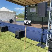 4db JBL EON 615 aktív hangfal gyári huzattal, kábelekkel és 2db FBT 18"sub