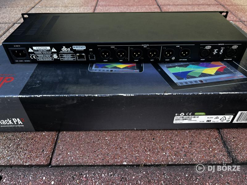 dBx Driverack PA2 rendszerprocesszor