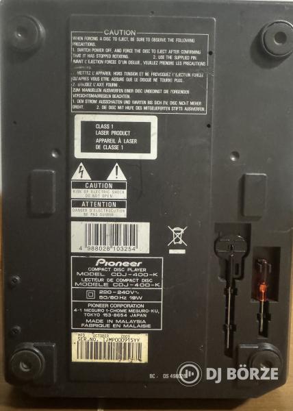 CDJ 400 Limited, nagyon szép állapot, tökéletes működés, ár/db