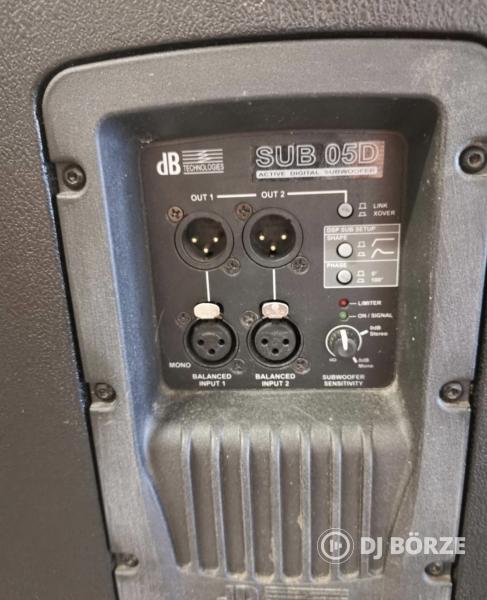 dB Technologies SUB 05D aktív mélynyomó