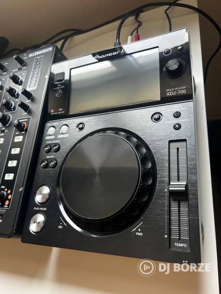 Eladó dj szett - 2 db Pioneer XDJ 700 - Allen & Heath Xone43 - Sennheiser HD25 stb.