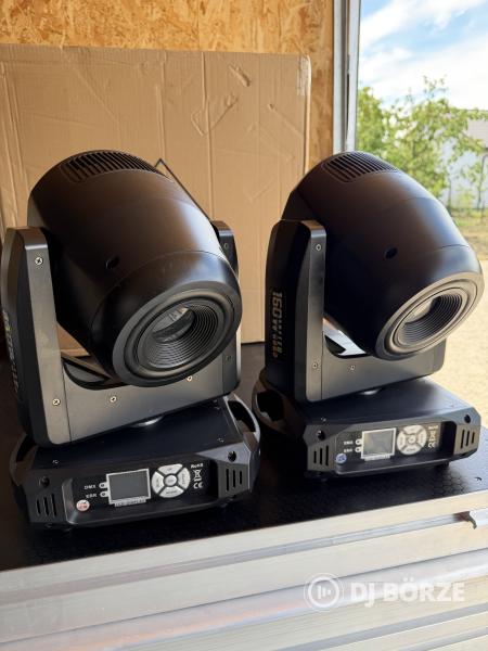 2 db SHEHDS 8-Prism LED Spot 160W Moving Head Light + rack