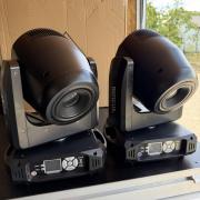 2 db SHEHDS 8-Prism LED Spot 160W Moving Head Light + rack