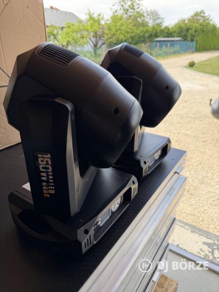 2 db SHEHDS 8-Prism LED Spot 160W Moving Head Light + rack