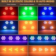 Eladó számlával, garanciával új 7x50 watt Retro Vintage wash/par lámpák