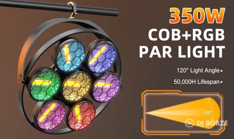 Eladó számlával, garanciával új 7x50 watt Retro Vintage wash/par lámpák